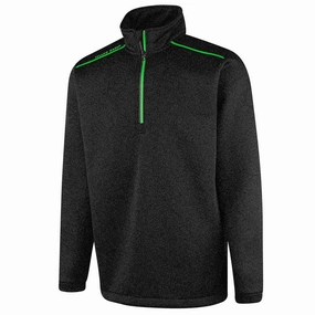 Island Green Lined Top Layer Pullover - Charcoal Marl product surfing suitable balance Easy Layering