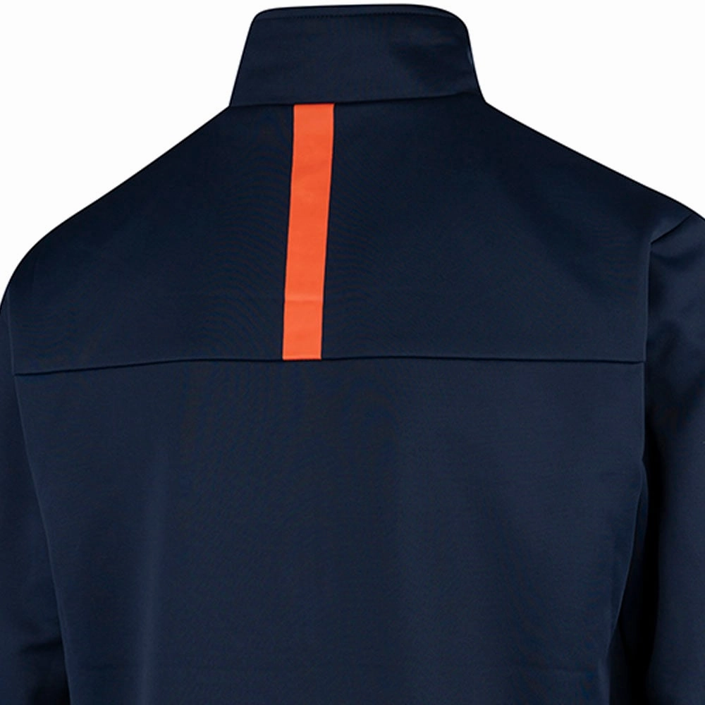 Daily Sporty comfortable top Island Green Lined Top Layer Pullover - Navy