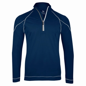 Island Green Performance Top Layer - Navy/Silver product bright vibrancy Versatile Outfit