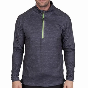 product lanyard visibility Relaxed Fit Hoodie Island Green Raglan Sleeve Top Layer - Charcoal/Lime
