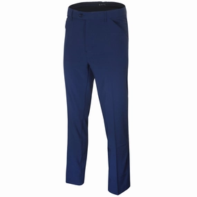Bold Design Island Green Tapered Stretch Trousers - Dark Navy