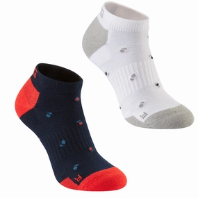 Ping Split Ball No Show SensorCool Socks (2 Pack) - White/Navy stilettos technical