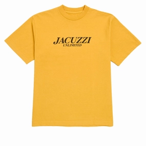 Comfort Apparel MoistureWicking Technology Jacuzzi Unlimited Flavor T-Shirt - Golden Glow/Black
