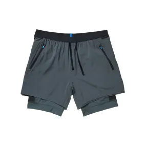 Janji Men's 5" AFO Middle Short Ultra 2-in-1 in Ridgeline SS25 Travel Style Quick Drying