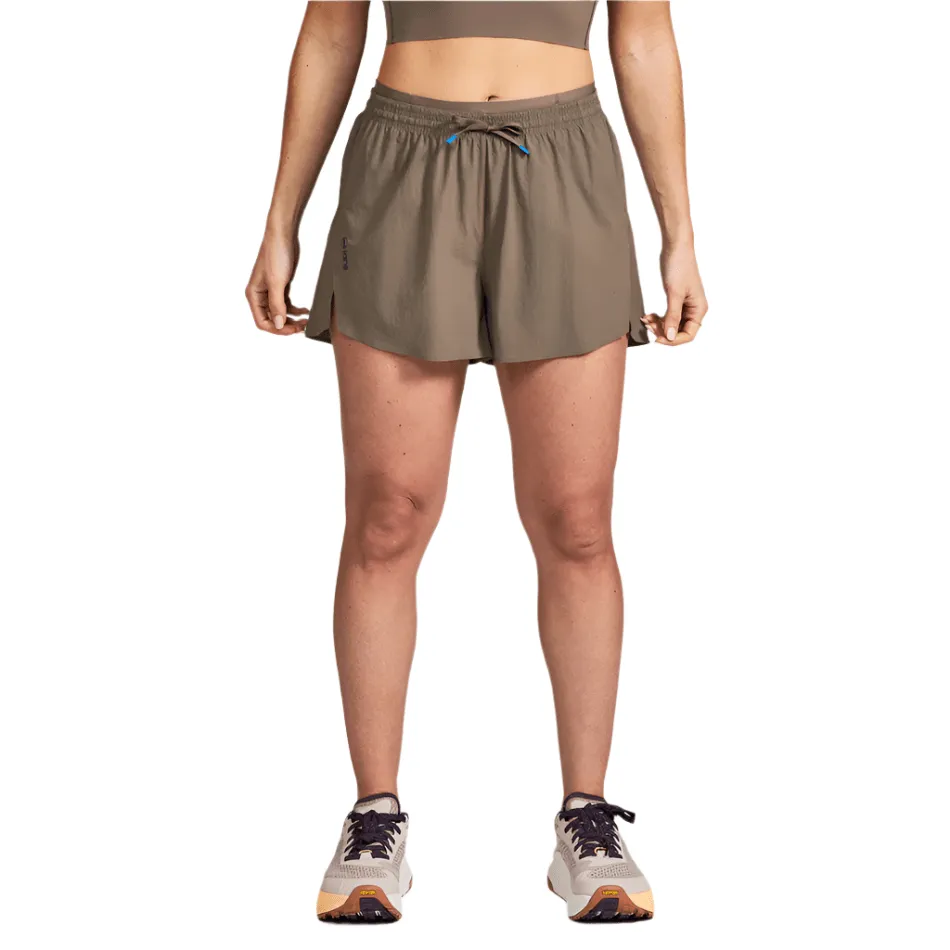Lightweight Weave raincoat Janji Women's 3" Multi Short in Falcon SS25