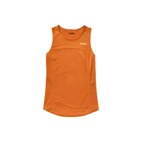 Janji Women's Run All Day Tank in Citrus Switchback SS25 Noise Reduced Zippers