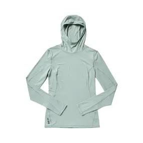 Janji Women's Sunchaser 50 Hooded Long Sleeve Top in Thistle SS25 Beach Vacation
