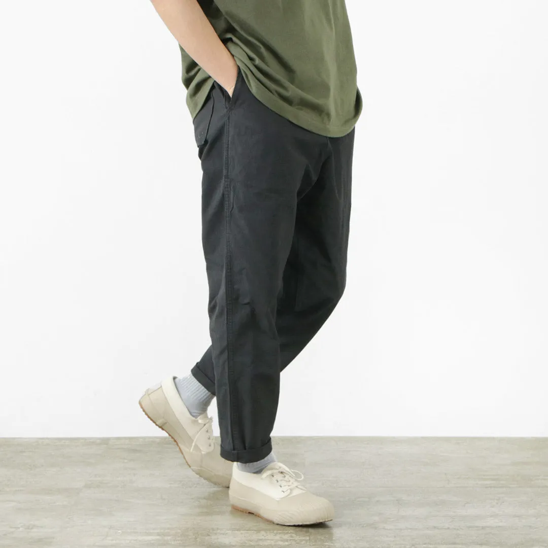Sleek Appearance QuickReleaseFastenings JAPAN BLUE JEANS / CODE:SILVER Ripstop Garment-dye Relaxed Trousers