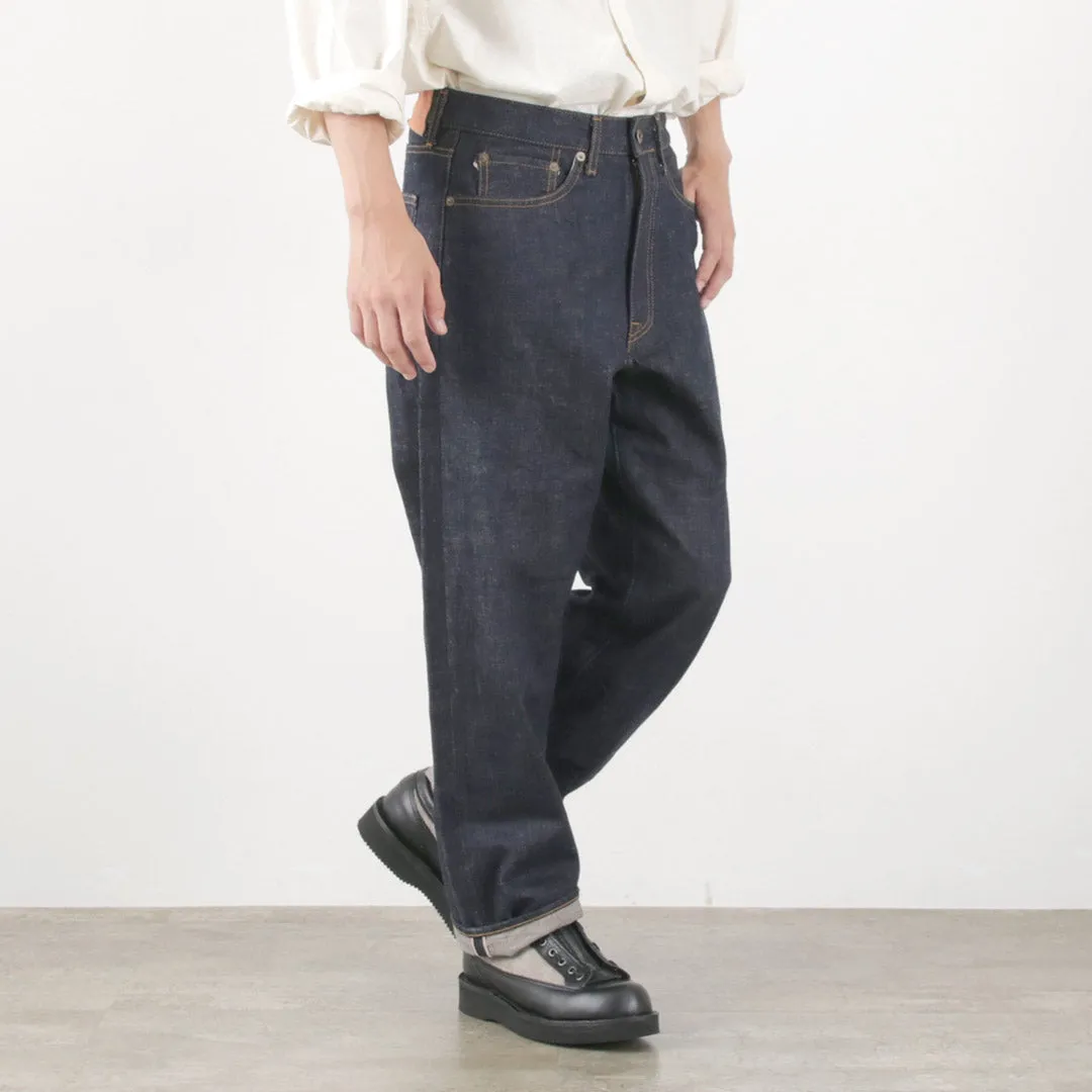 JAPAN BLUE JEANS / J504 Circle Loose 12.5oz African cotton selvage denim Traveler Gear Stretch Creative Look