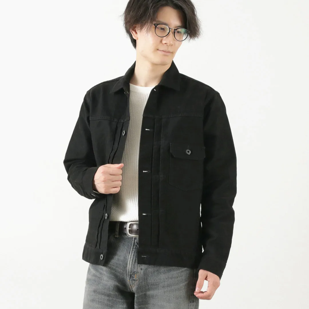 JAPAN BLUE JEANS / Moleskin 1st-type Blouson Non Irritating Collar Active Daily Wear