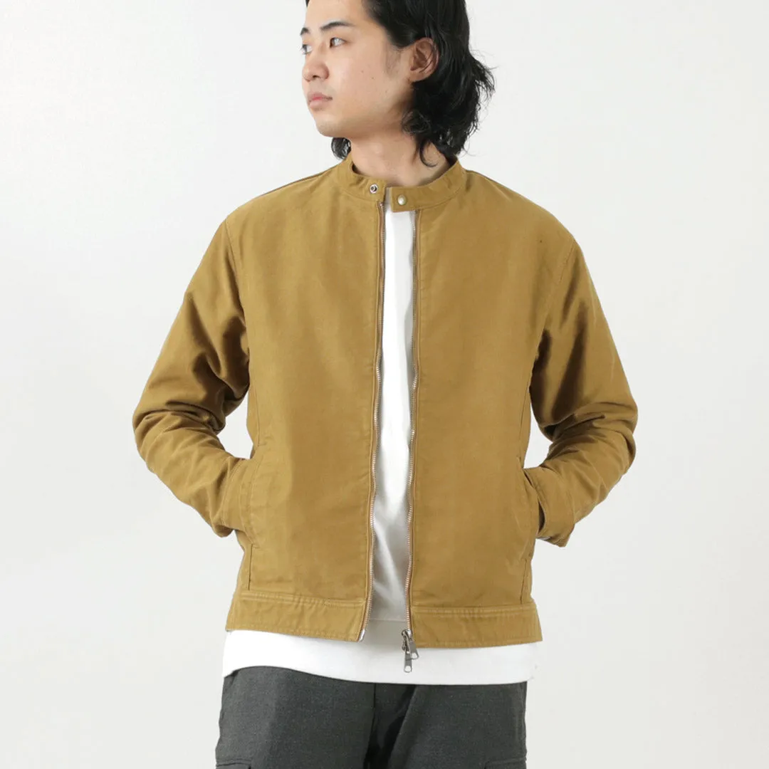 Body Mapped Ventilation Bonded Edge Finish JAPAN BLUE JEANS / Moleskin Riders Jacket