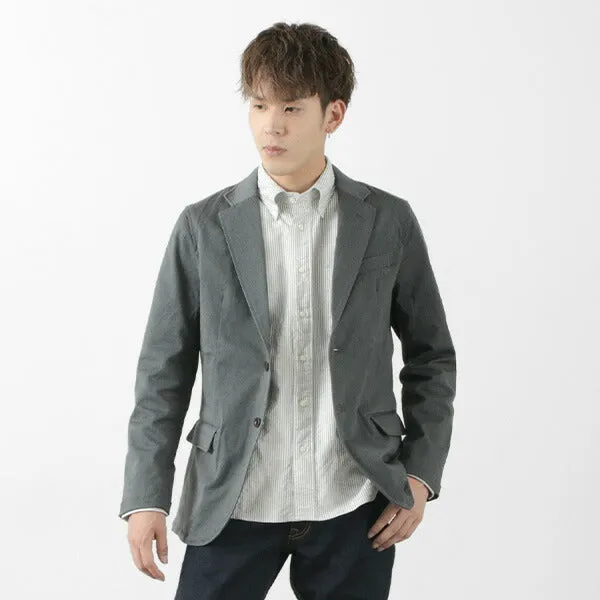 Soft touch finish RubberizedTrim JAPAN BLUE JEANS / Officer Tailored Jacket