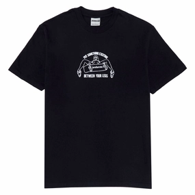 Fit For Comfort Skin Friendly Lining Jenkem Legs T-Shirt - Black