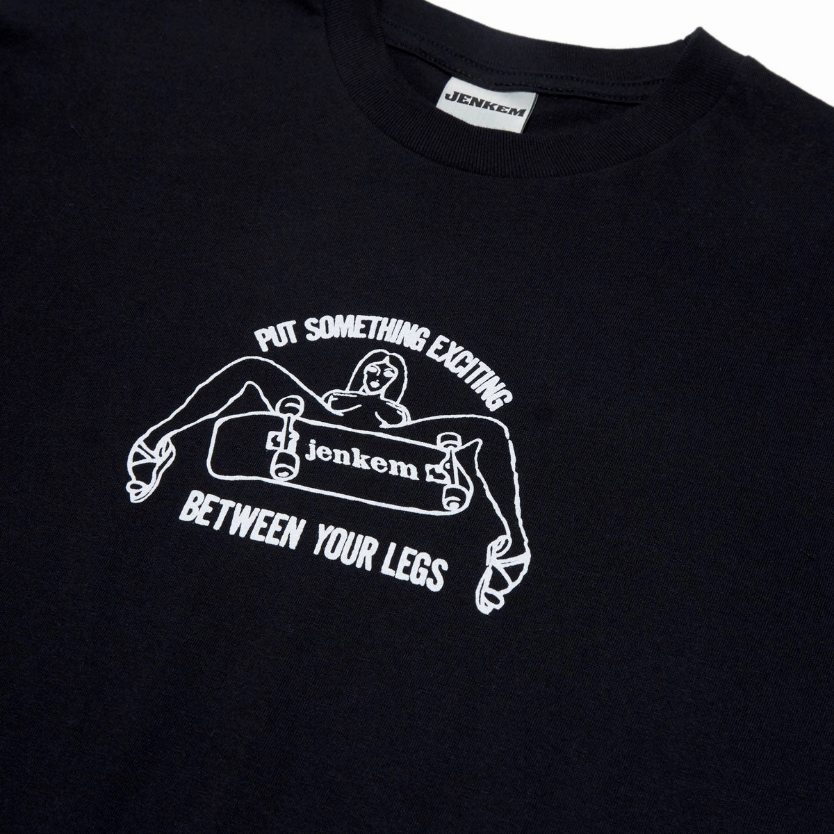 Indoor Event NonIrritatingTags Jenkem Legs T-Shirt - Black