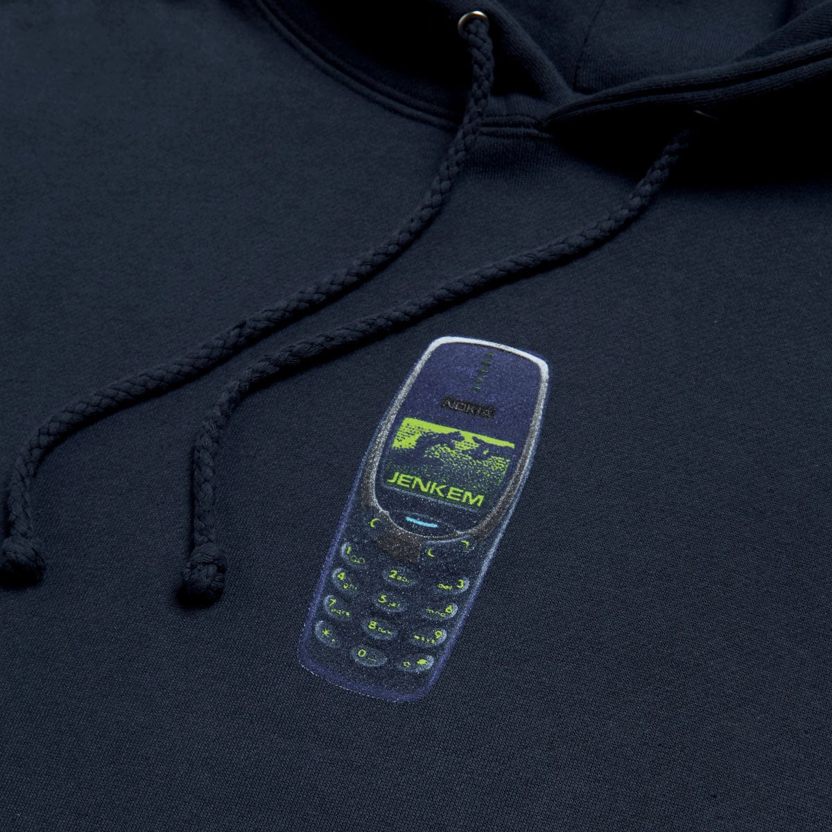 Jenkem Nokia Hoodie - Slate Blue Temperature control Hare like