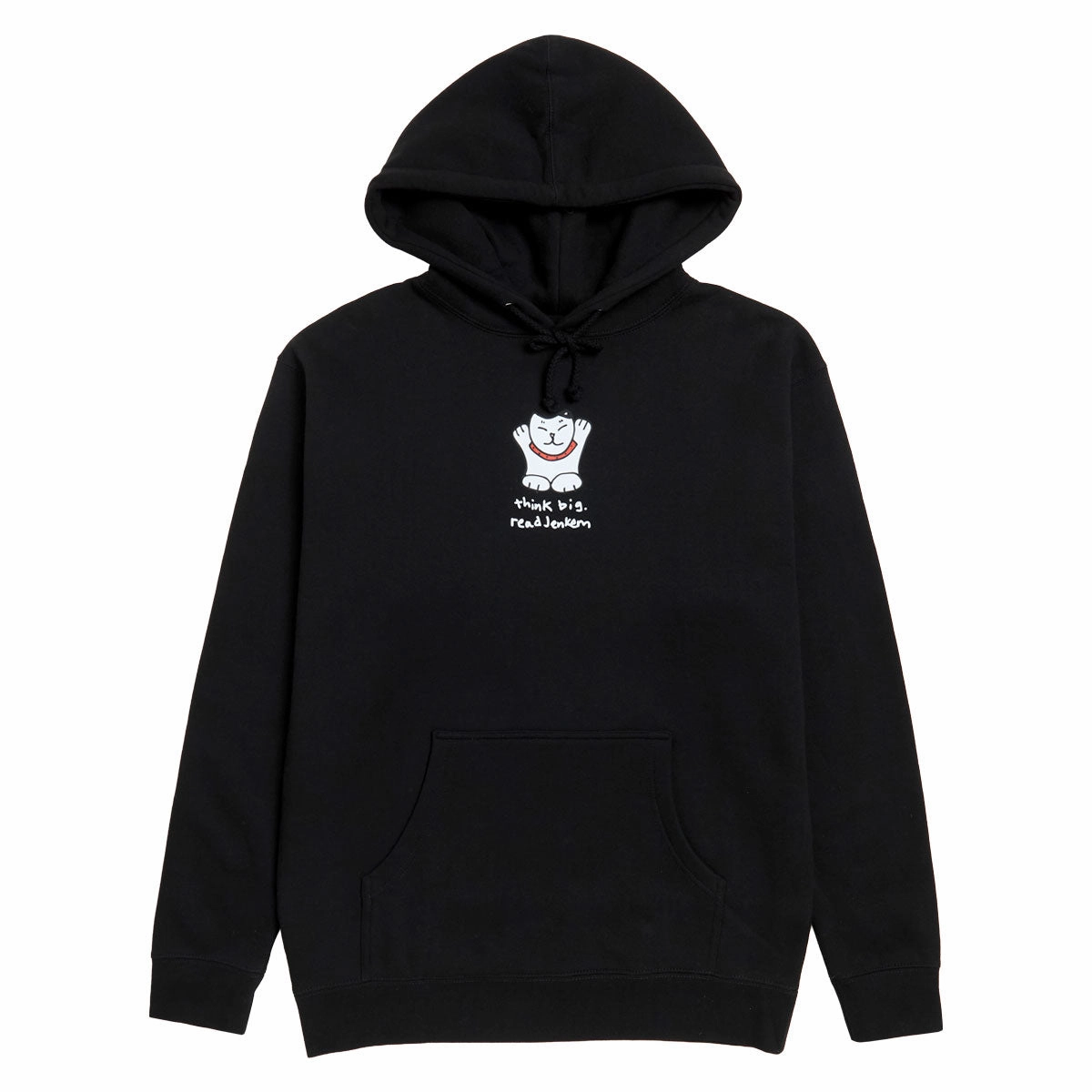 Stylish windproof Jenkem Think Big Hoodie - Black