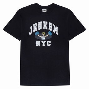 Jenkem Varsity T-Shirt - Black AntiPilling