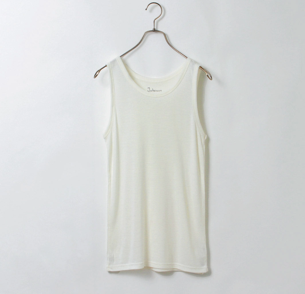 Pre Shrunk Cotton Timeless Layering JOHA / 100% merino wool undershirt tank top