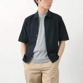 Eco Friendly Material JOHN SMEDLEY / Sea Island Cotton 30 Gauge Knit Shirt