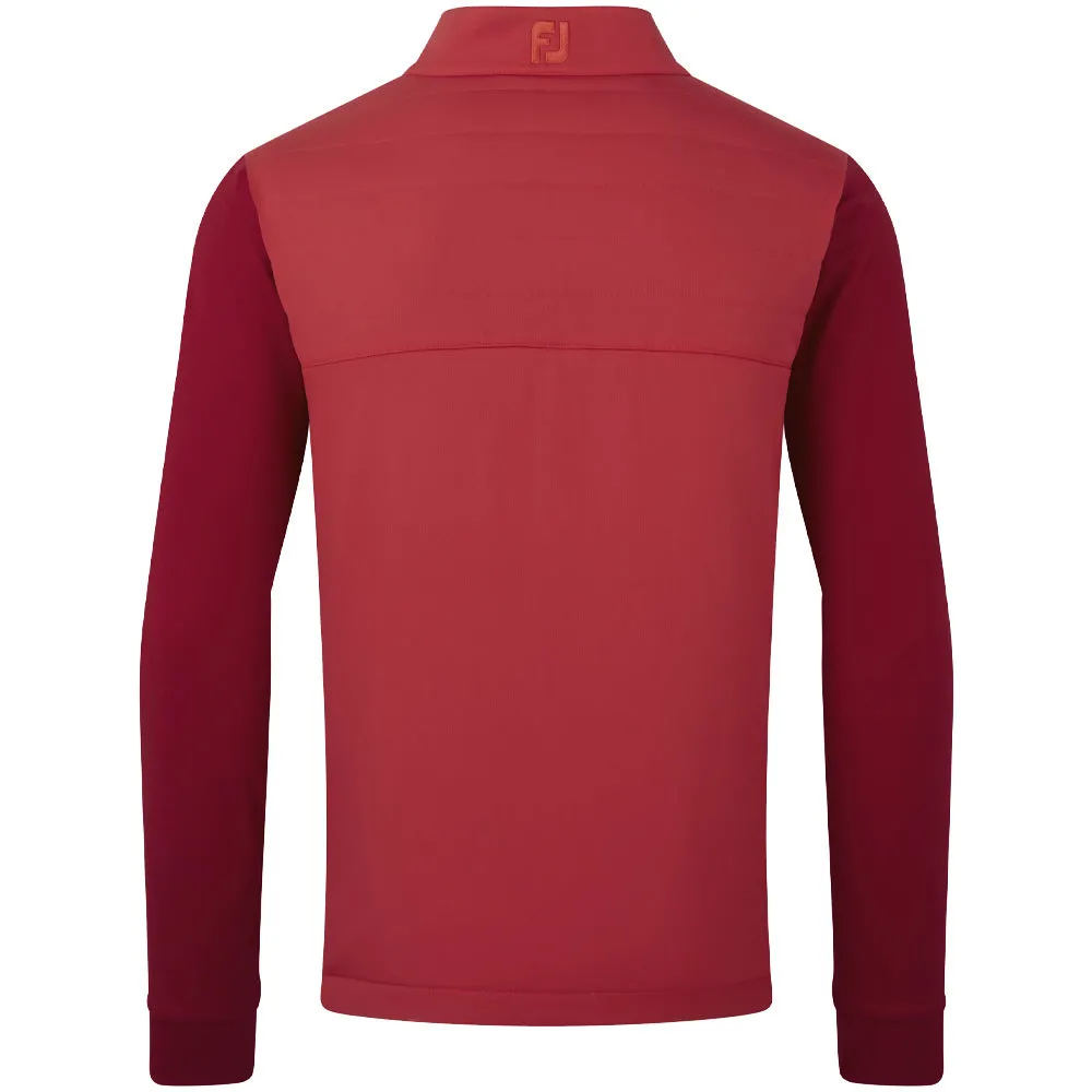 FootJoy FJ Hybrid Jacket - Tonal Red Luxury Appeal Durable Design