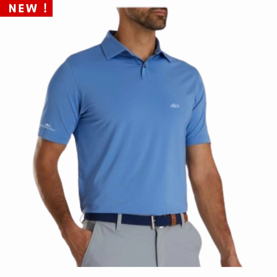 Katana Golf Mens Solid Polo Breathable Weave Flexible Layering