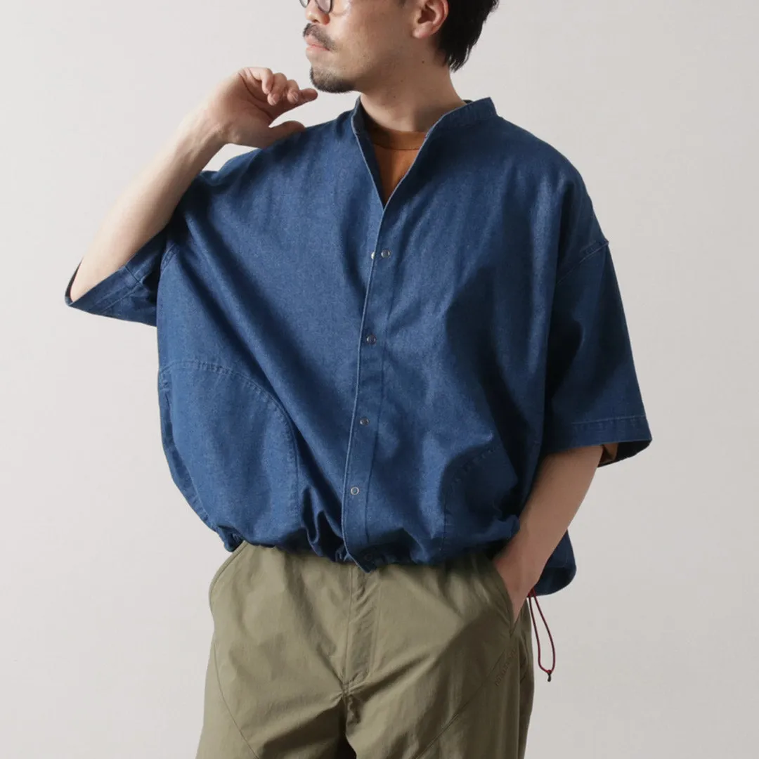 Unisex Choice Metallic Finish KELEN / FAUNA Balloon Denim Shirt