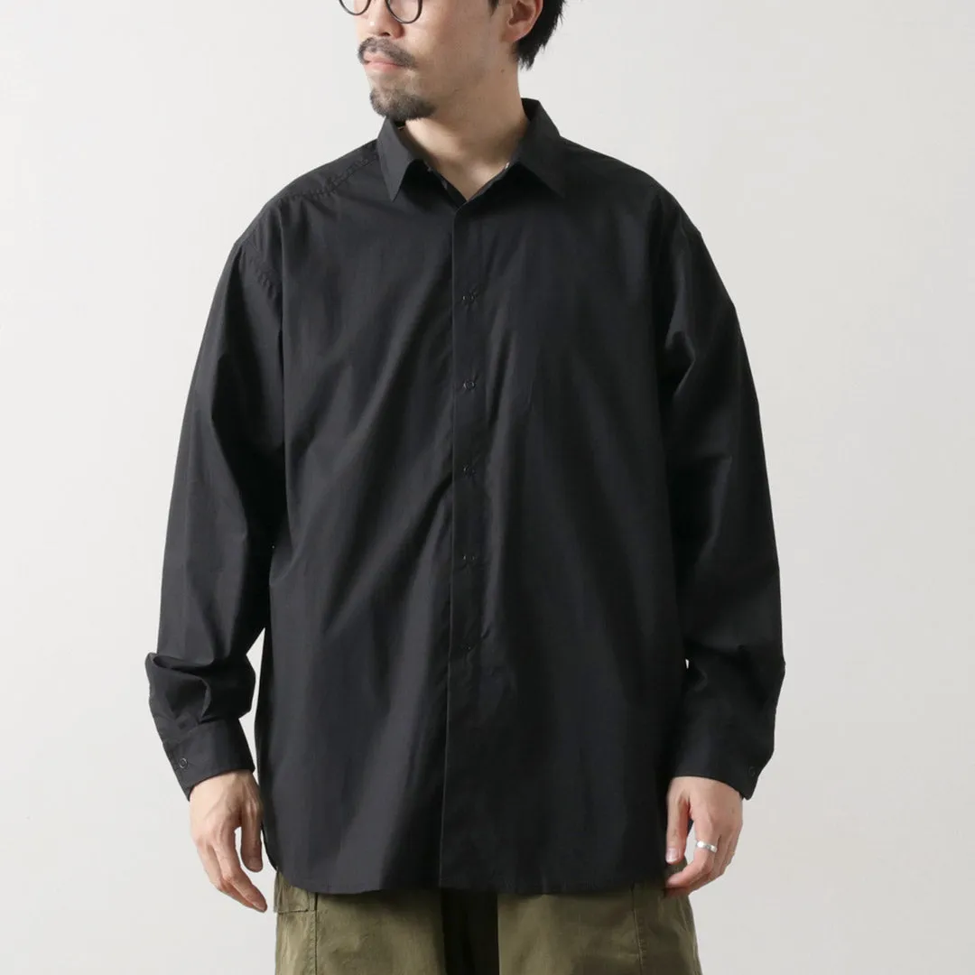KELEN / GIDEON Long Shirt Micro Perforated Texture Tropical theme