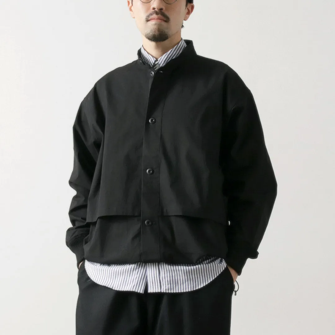 Low Bulk High Warmth DoubleLayeredHem KELEN / Layering Ribbed Shirt Jacket