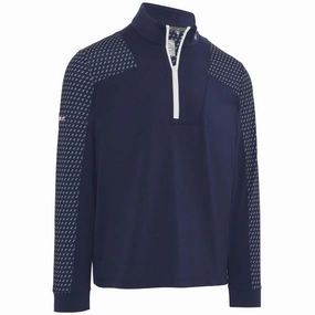 Callaway Chev Motion Print Pullover - Peacoat Core Fit