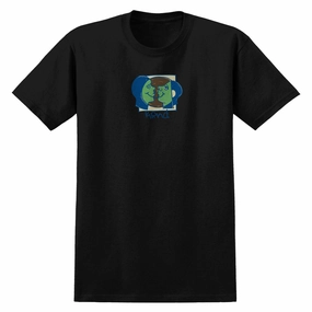 Krooked Moonsmiley T-Shirt - Black/Multi Easy and Relaxed Versatile Option