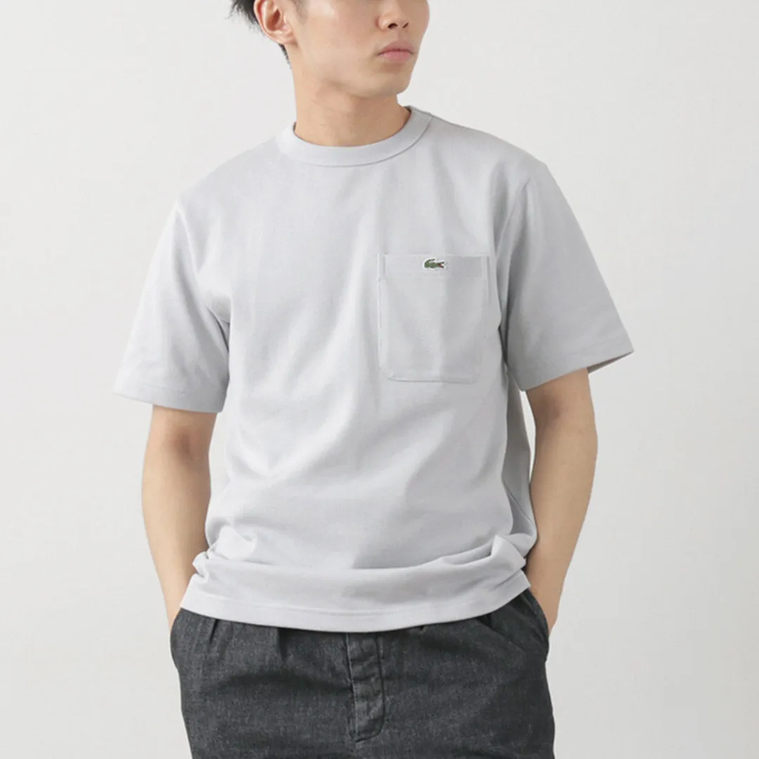 LACOSTE / Seed Stitch Pocket T-shirt Soft Fit Wear