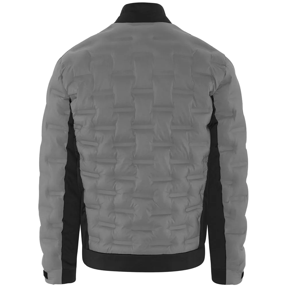 Original Penguin Insulated Mixed Media 80's Bomber Jacket - Caviar Four Way Stretch Modular Attachment Points