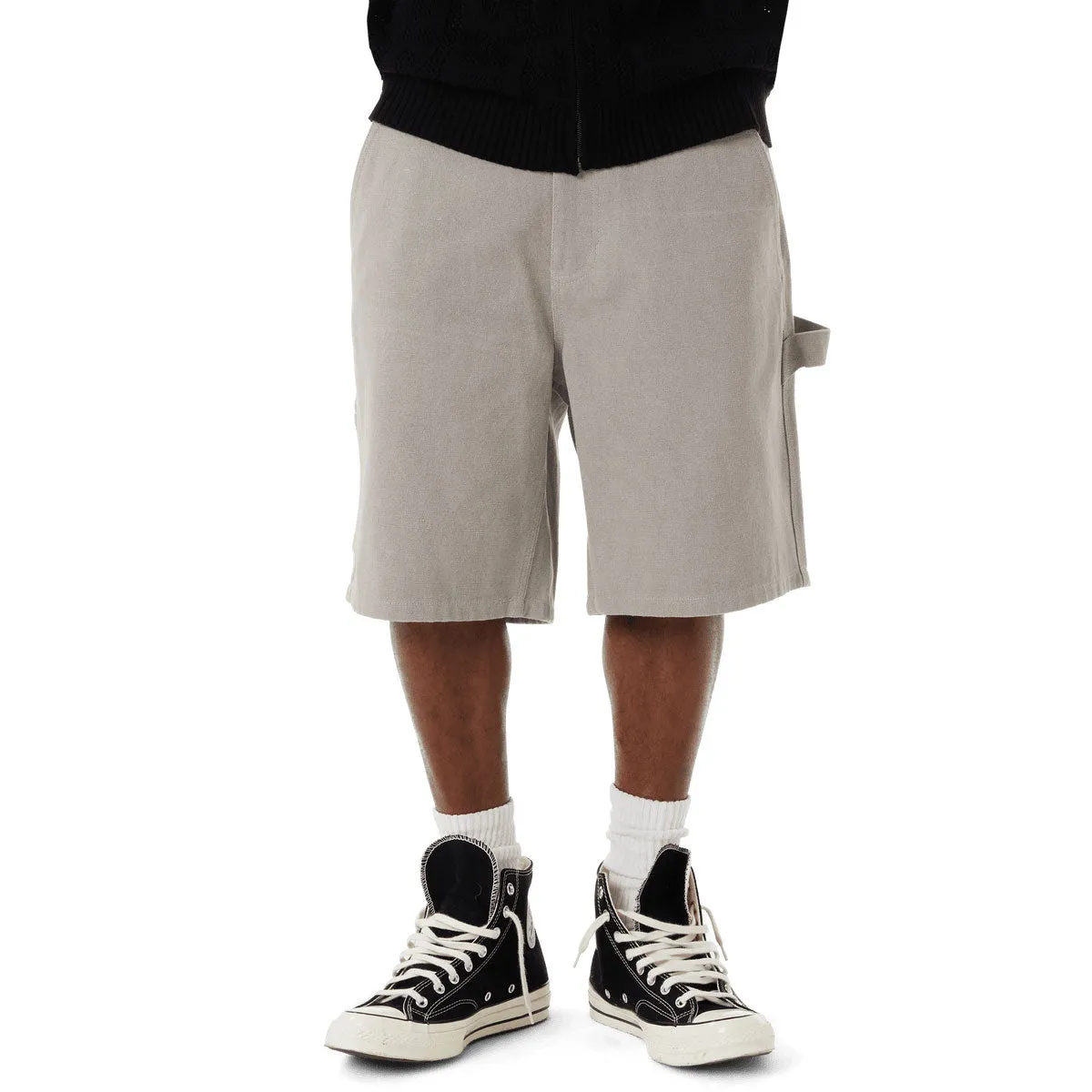 HUF Total Eclipse Twill Work Shorts - Clay Poolside Wear