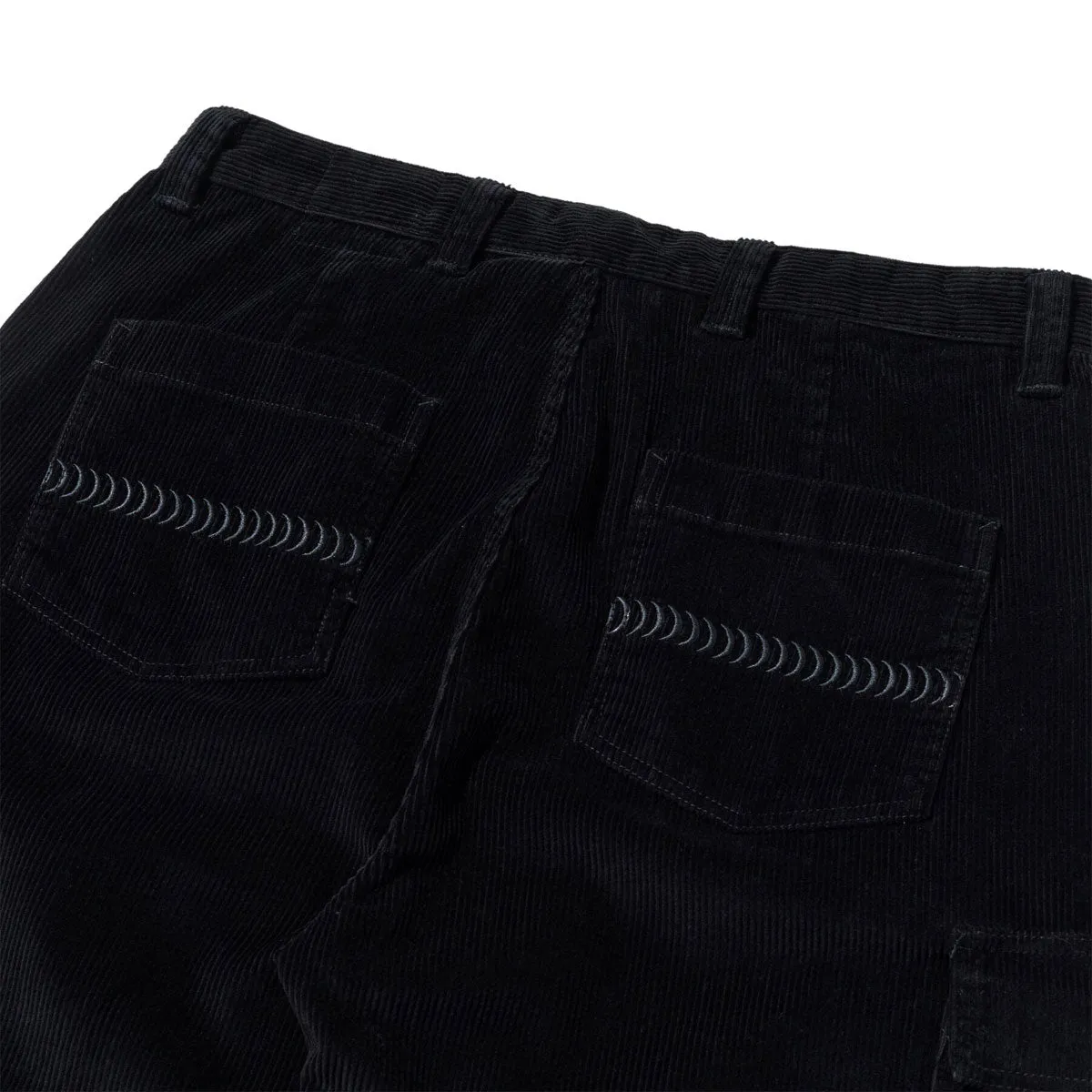 Breathable Mesh Panels Spitfire Classic '87 Corduroy Cargo Pants - Black