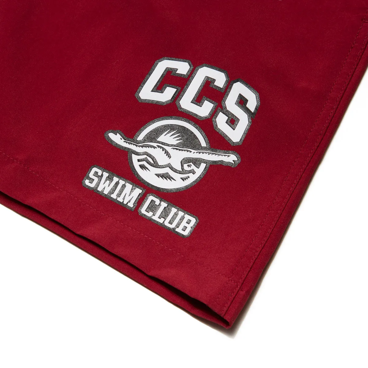 Tactile Feedback Loops CCS Swim Club Hybrid Shorts - Maroon