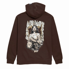 DGK Loyalty Hoodie - Brown Camel like Logo Patch