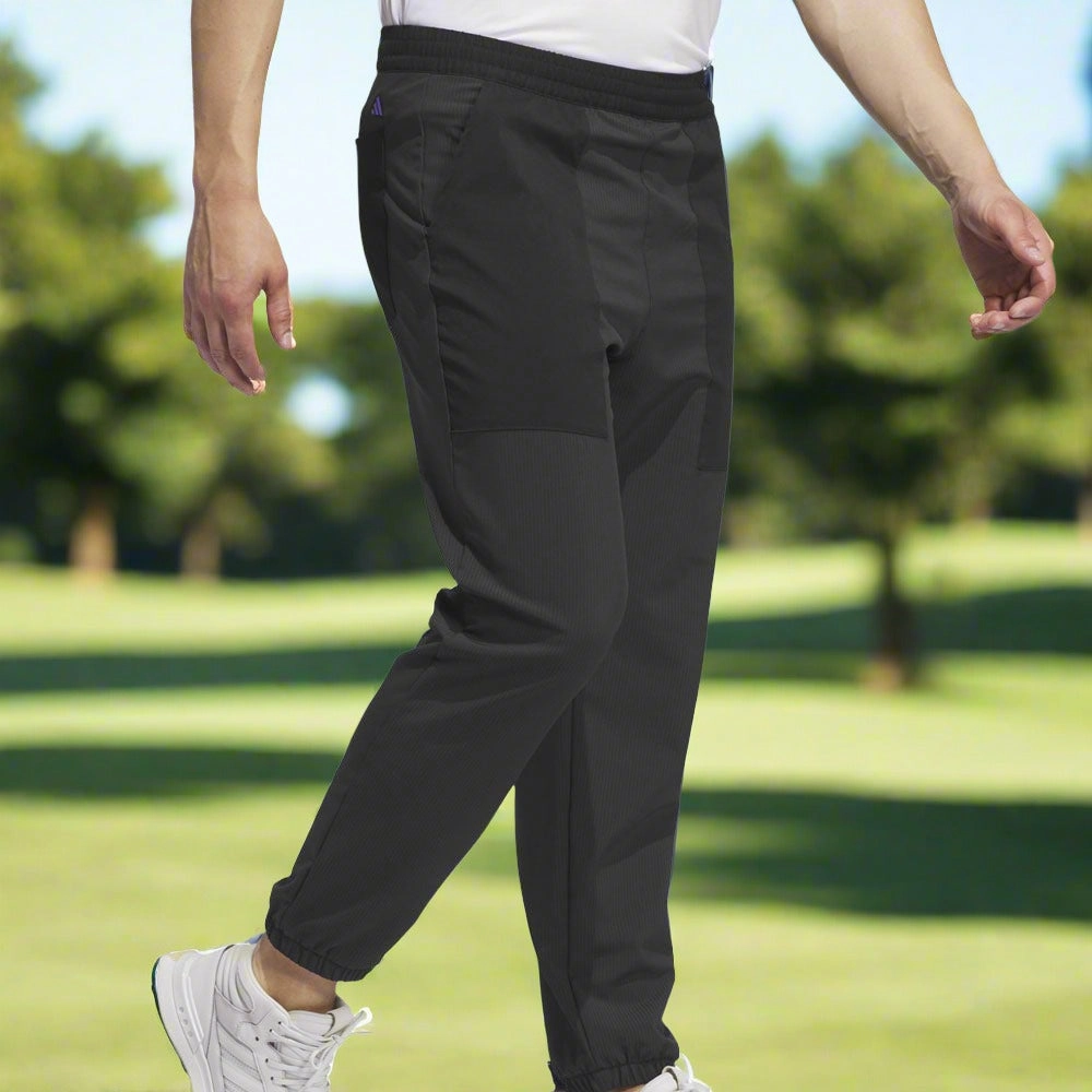 adidas Go-To WARM DWR Golf Trousers - Black FlexibleKneePanels Modular Pocket System