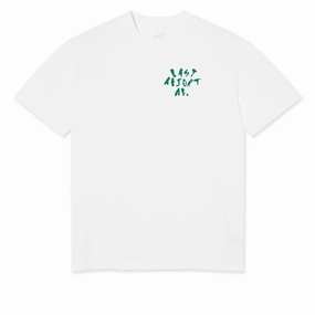 Last Resort AB Art T-Shirt - White Athletic Comfort Wear VintageWash