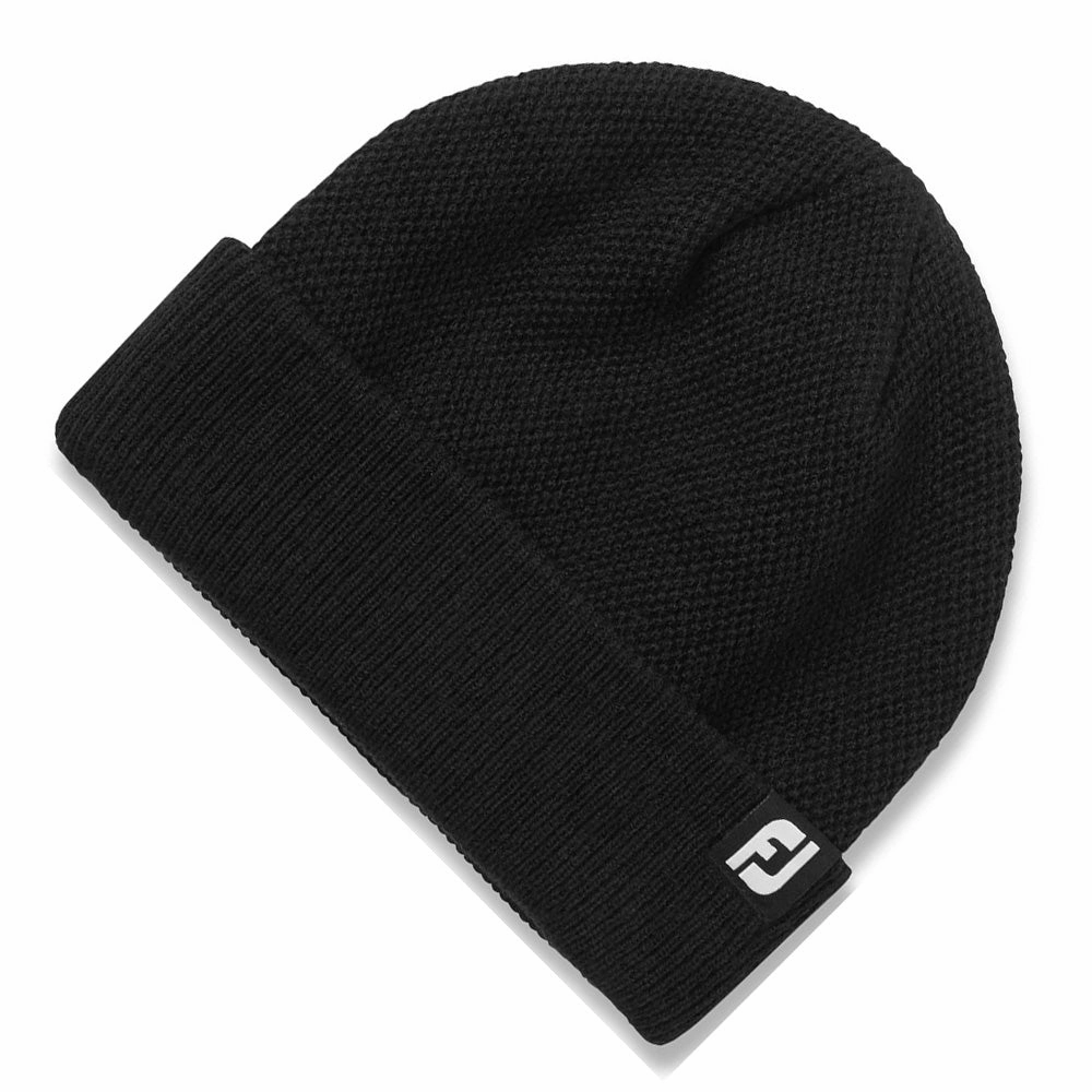 FootJoy Knit Beanie - Black Soft Layer