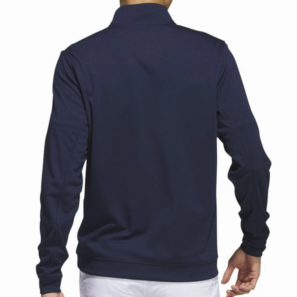 adidas Elevated 1/4 Zip Pullover - Collegiate Navy Anti Pilling packable