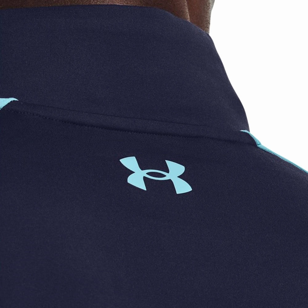 Travel Essential Under Armour Storm Midlayer 1/2 Zip Pullover - Blue Mirage/Midnight Navy