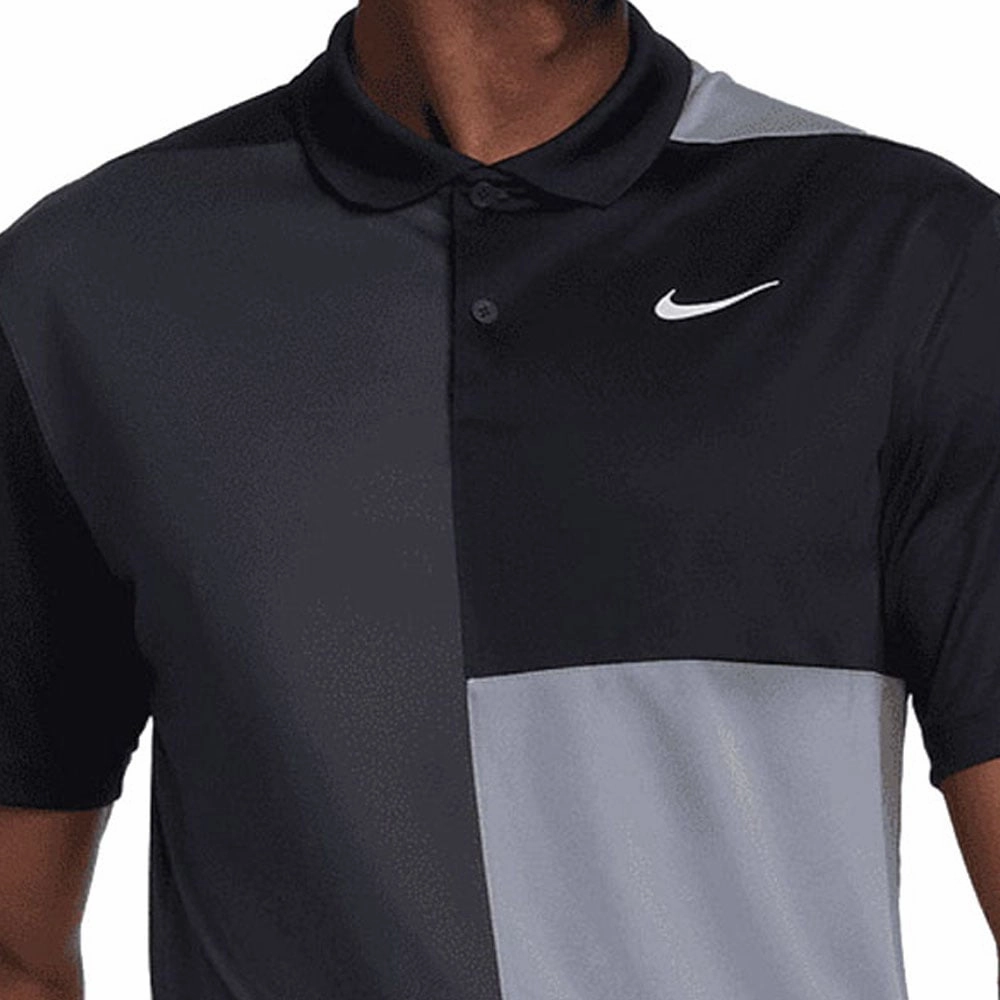 Nike Victory  Dri-FIT Polo Shirt - Black/Smoke Grey/Dark Smoke Grey/White Daily Fashion Scoop neck