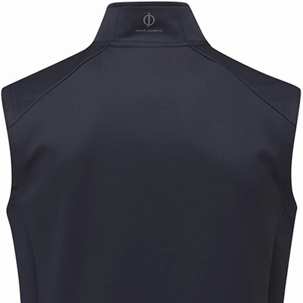 goes with sweatpants Oscar Jacobson Trent Tour Sleeveless Midlayer - Black
