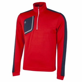 style test Cozy Look Galvin Green Dwight Insula Pullover - Red/Navy/White