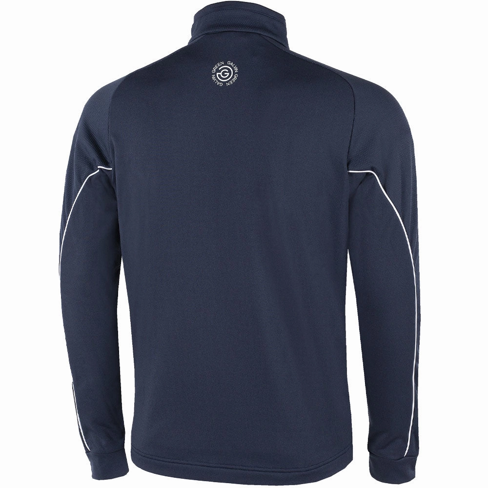 Urban Style Classic Style Galvin Green Daxton Insula 1/2 Zip Sweater - Navy/Ensign Blue/White