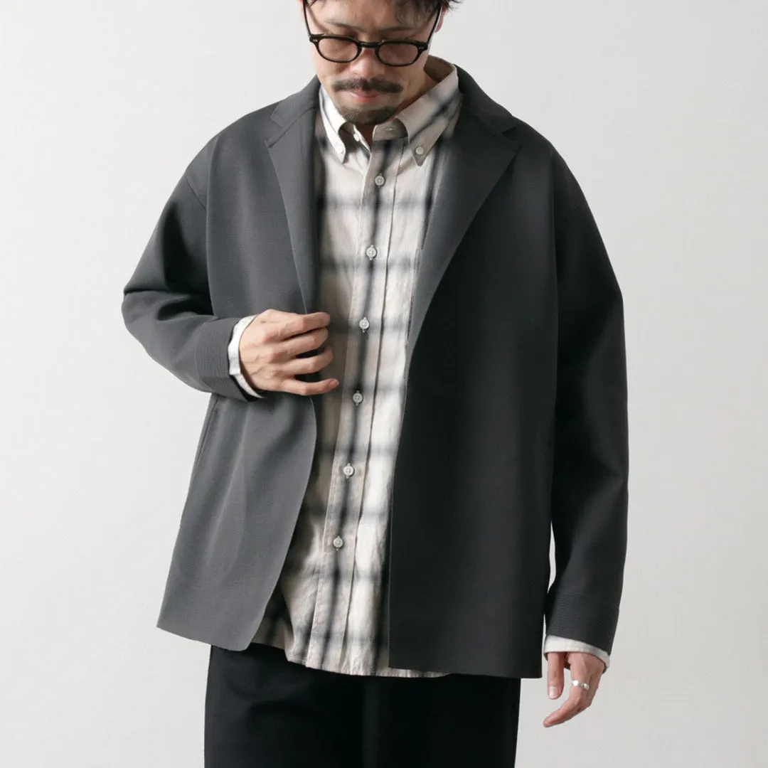 NonIrritatingLining Packable Technology ROCOCO / Milano Rib Knit Jacket