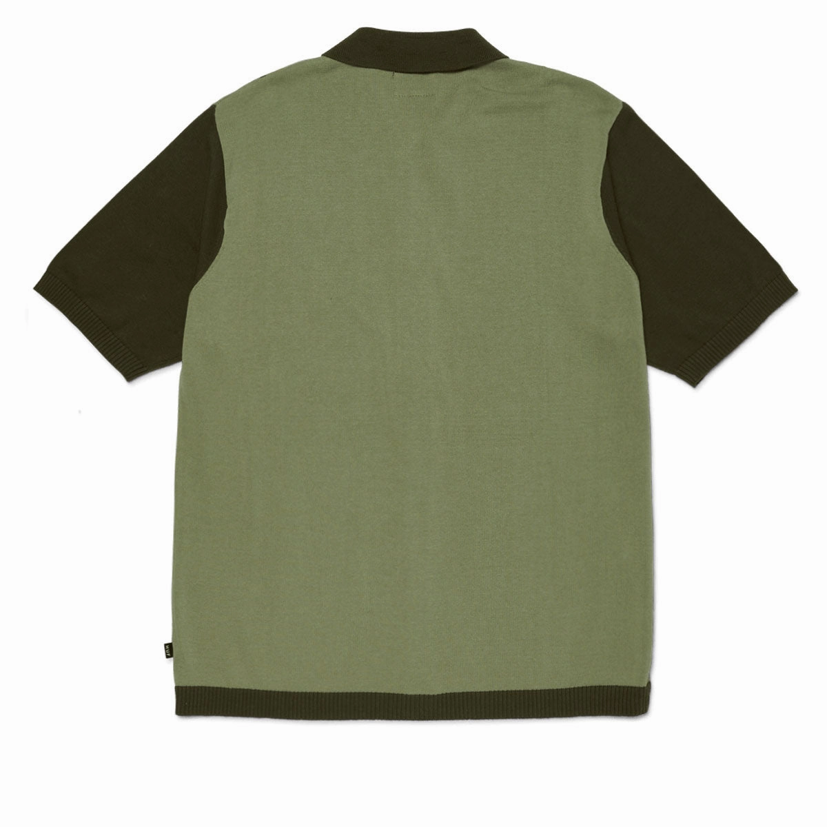 Chilly Wear Four Way Stretch Fabric HUF Pillar Knit Sweater - Moss