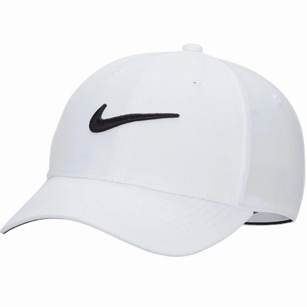 Playful Style Compact Pick Nike Dri-FIT Club Golf Cap - White/Black