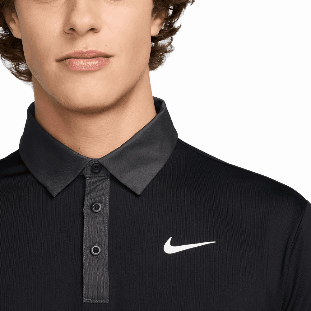 Nike Tour Men's Dri-FIT Polo Shirt - Black/Anthracite/White Classic Outfit Style