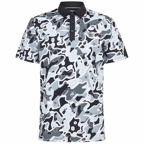 Original Penguin Bunker Print Polo Shirt - Caviar Fashionable Street Outfit